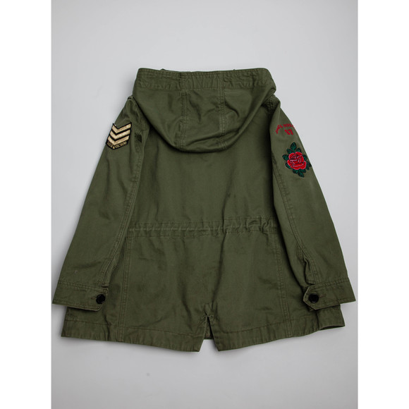 NEW Zadig&Voltaire Olive Green Military Jacket Size 7 for Kids - Picture 3 of 7